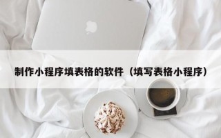 朝阳制作小程序填表格的软件（填写表格小程序）