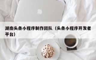 朝阳湖南头条小程序制作团队（头条小程序开发者平台）